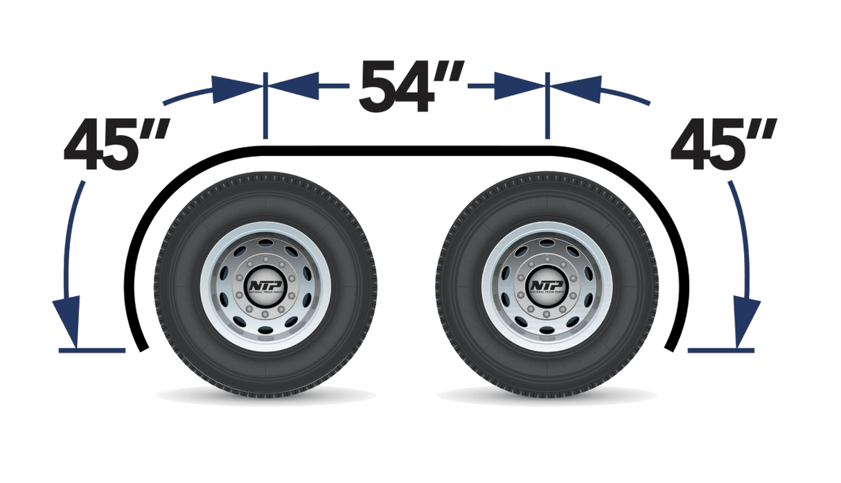 8 Gauge Full Tandem Fender Smooth Paintable Aluminum - HD Truck Source