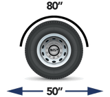 8 Gauge Single Axle Fender Smooth Paintable Aluminum - HD Truck Source