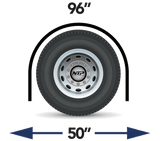 8 Gauge Single Axle Fender Smooth Paintable Aluminum - HD Truck Source