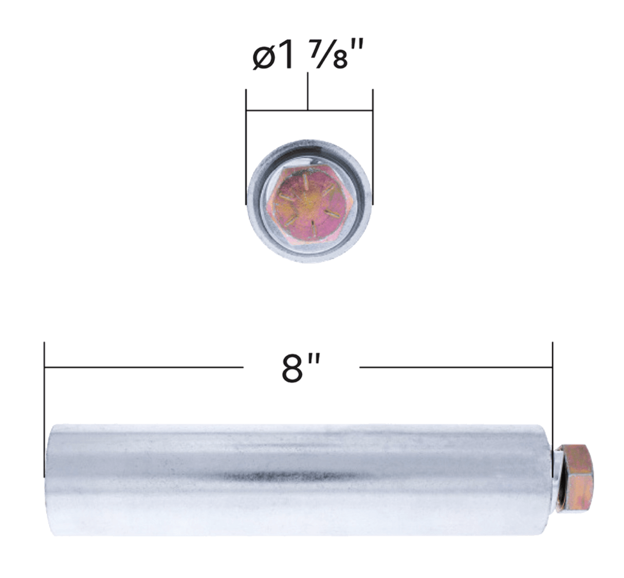 8" Quarter Fender Mounting Post - HD Truck Source