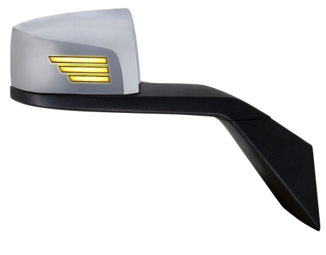 Volvo VN/VNL (2004-2017) - Heated Hood Mirror Assembly With Sequential Turn Signal
