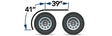 Semi Truck 80 Inch Smooth Half Fenders Curved Front Rolled Edge - 14 Gauge - HD Truck Source