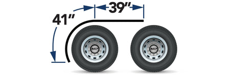 Semi Truck 80 Inch Smooth Half Fenders Curved Front Rolled Edge - 14 Gauge - HD Truck Source