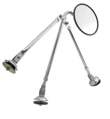 8.5 Inch Convex Mirror Round With Tripod Assembly - HD Truck Source