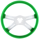 18" 4 Spoke Steering Wheel, Candy Colors
