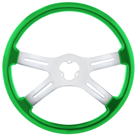 18" 4 Spoke Steering Wheel, Candy Colors