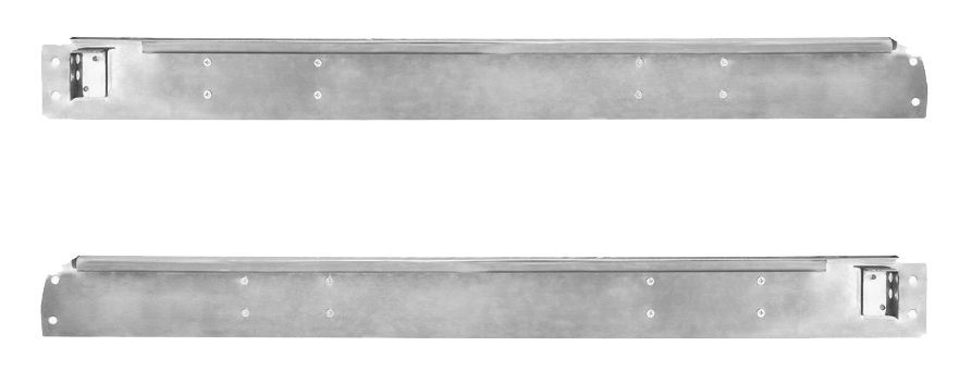 Peterbilt (2003-2005 ) - Wood Armrest With Stainless Steel Window Sill Mounting Plate