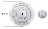 Horn Button- Chrome Aluminum Steering Wheel Horn Button With UP Logo