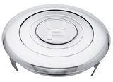 Horn Button- Chrome Aluminum Steering Wheel Horn Button With UP Logo