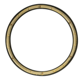 18" Black Leather Replacement Rim For United Pacific Leather Rim Steering Wheels