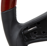 Peterbilt And Kenworth - 18" YourGrip™ Leather & Wood Steering Wheel