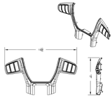 Peterbilt And Kenworth - Horn Bezel Trim For YourGrip™ Steering Wheel