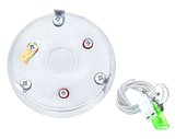 Chrome Military Steering Wheel Horn Button