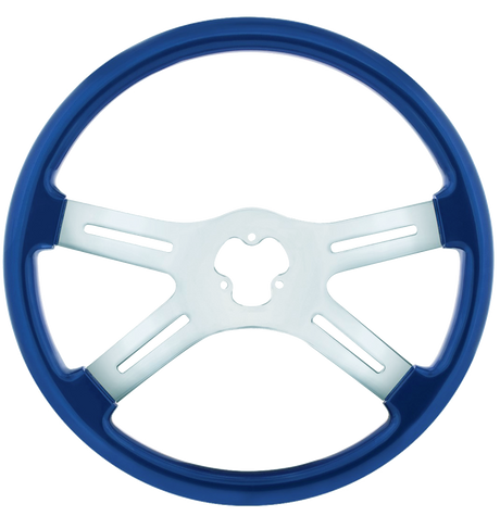 18" 4 Spoke Steering Wheel, Candy Colors