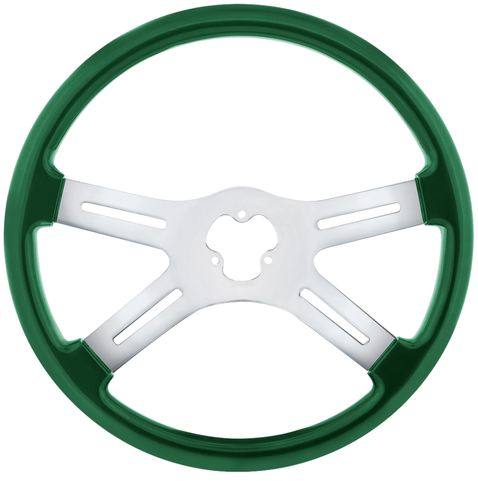 18" 4 Spoke Steering Wheel, Candy Colors