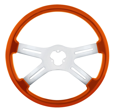 18" 4 Spoke Steering Wheel, Candy Colors