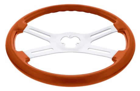 18" 4 Spoke Steering Wheel, Candy Colors
