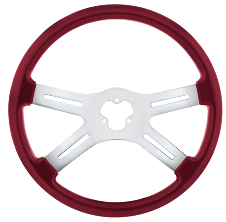 18" 4 Spoke Steering Wheel, Candy Colors