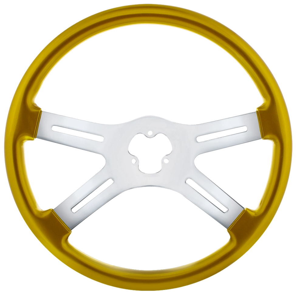 18" 4 Spoke Steering Wheel, Candy Colors