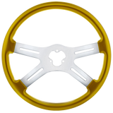 18" 4 Spoke Steering Wheel, Candy Colors