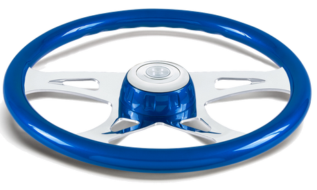 18" Boss Steering Wheel With Color Matching Horn Bezel