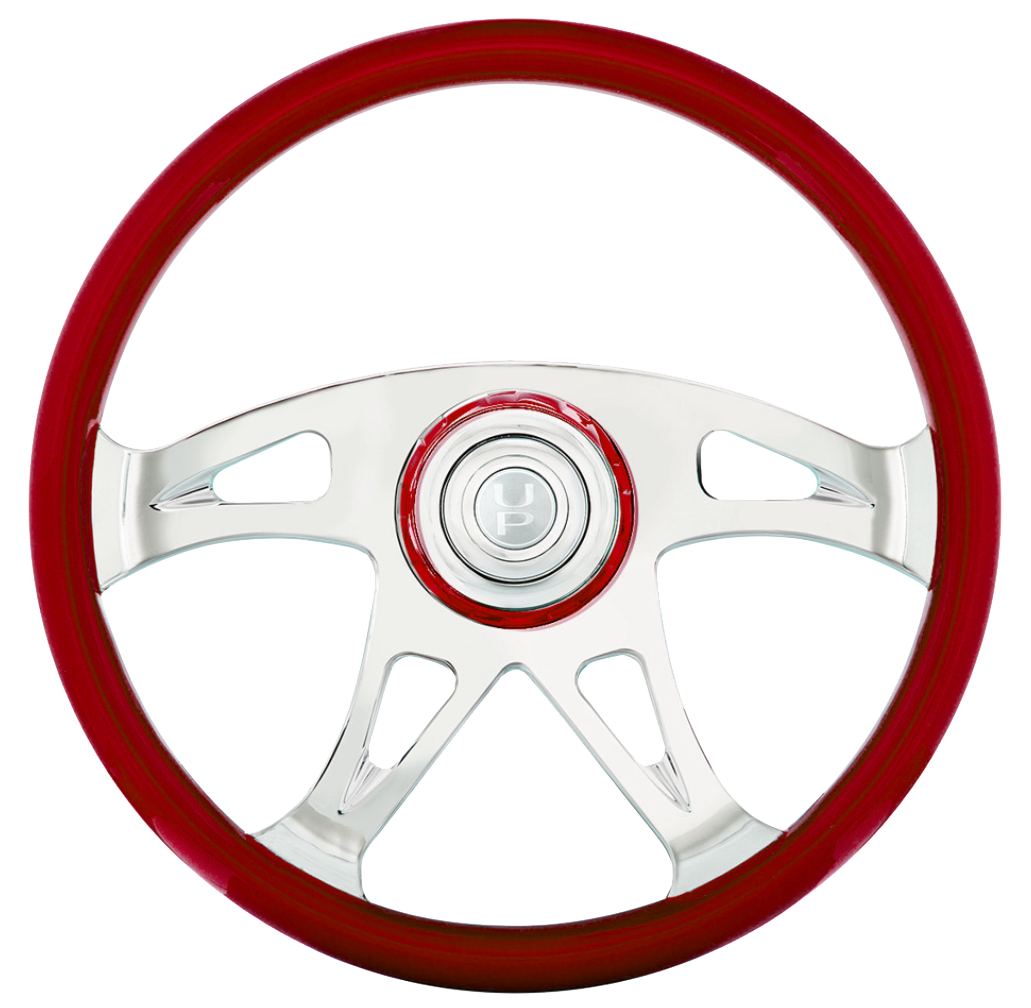 18" Boss Steering Wheel With Color Matching Horn Bezel