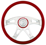 18" Boss Steering Wheel With Color Matching Horn Bezel