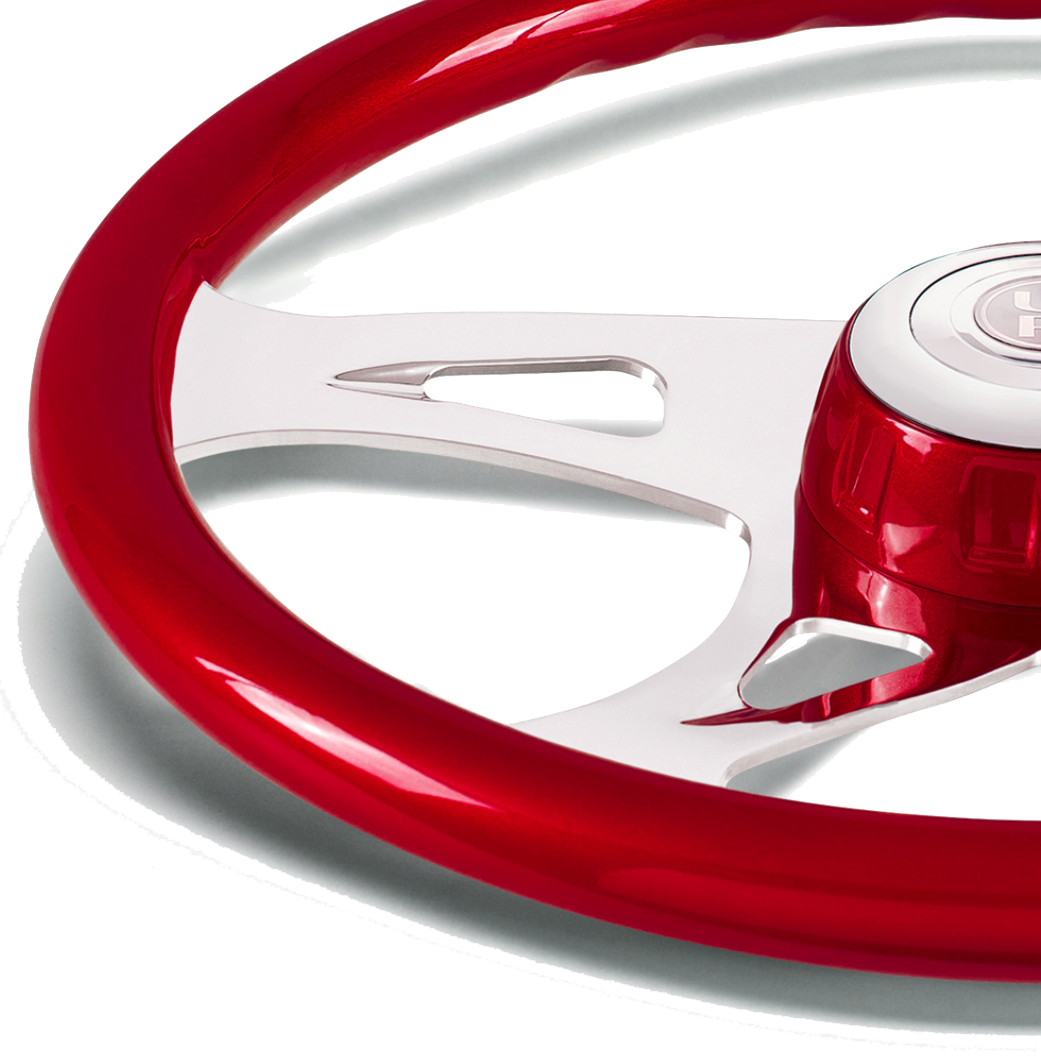 18" Boss Steering Wheel With Color Matching Horn Bezel