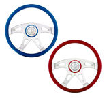 18" Boss Steering Wheel With Color Matching Horn Bezel