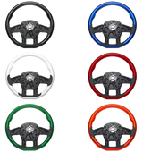Peterbilt and Kenworth - 18" YourGrip Wood Candy Color Steering Wheels