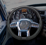 Peterbilt and Kenworth - 18" YourGrip Leather And Wood Candy Color Steering Wheels