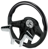 Peterbilt and Kenworth - 18" YourGrip Leather And Wood Candy Color Steering Wheels
