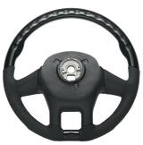 Peterbilt and Kenworth - 18" YourGrip Leather And Wood Candy Color Steering Wheels