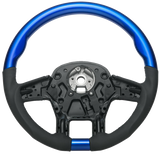 Peterbilt and Kenworth - 18" YourGrip Leather And Wood Candy Color Steering Wheels