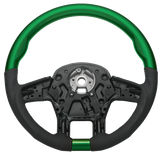 Peterbilt and Kenworth - 18" YourGrip Leather And Wood Candy Color Steering Wheels