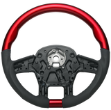 Peterbilt and Kenworth - 18" YourGrip Leather And Wood Candy Color Steering Wheels