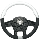 Peterbilt and Kenworth - 18" YourGrip Leather And Wood Candy Color Steering Wheels