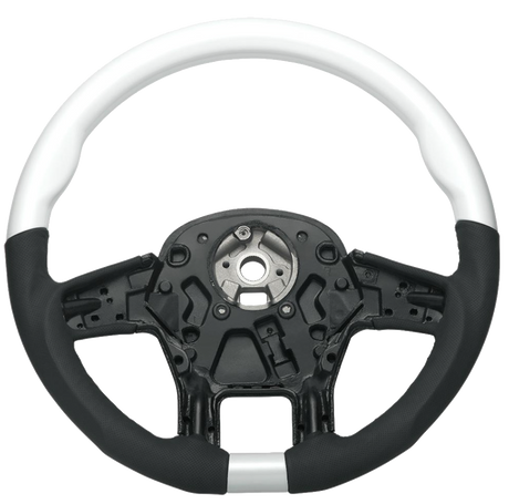 Peterbilt and Kenworth - 18" YourGrip Leather And Wood Candy Color Steering Wheels