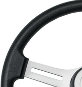 18" Polyurethane Rim 4 Spoke Steering Wheel With Horn Bezel