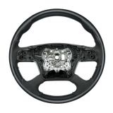 Freightliner Cascadia (2018-2026) 18" Leather Grips And Wood Steering Wheels