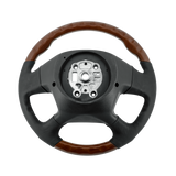 Freightliner Cascadia (2018-2026) 18" Leather And Wood Steering Wheels