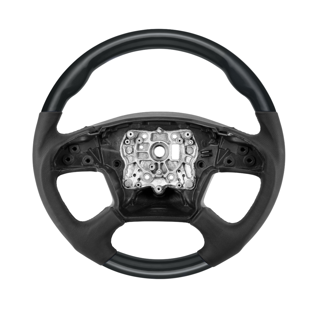 Freightliner Cascadia (2018-2026) 18" Leather And Wood Steering Wheels