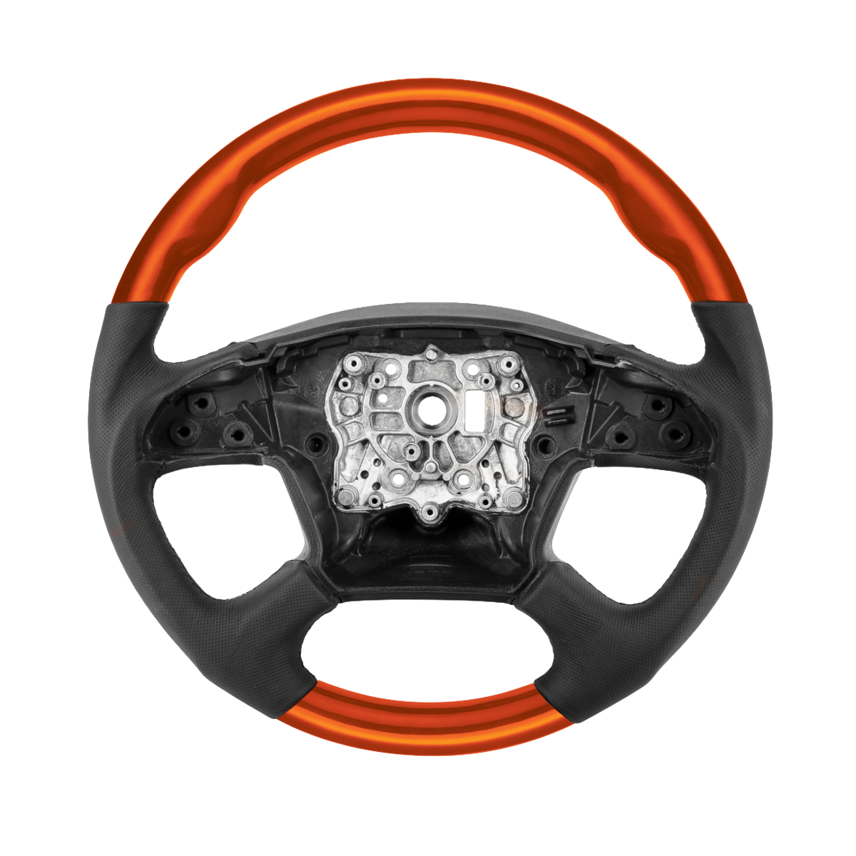 Freightliner Cascadia (2018-2026) 18" Leather And Wood Steering Wheels