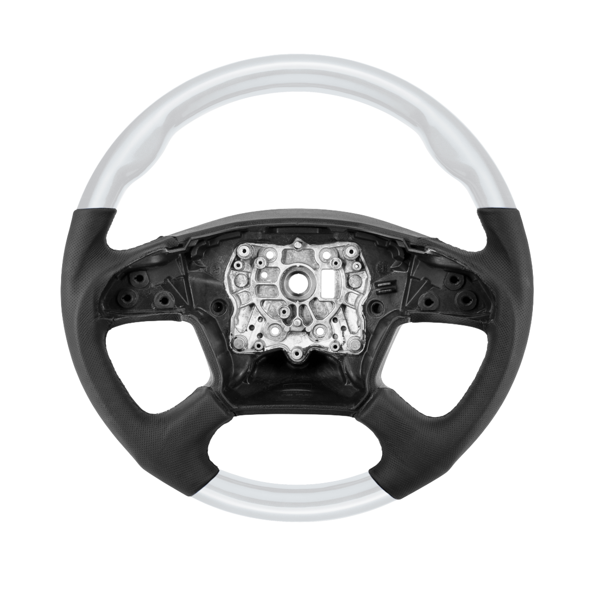 Freightliner Cascadia (2018-2026) 18" Leather And Wood Steering Wheels
