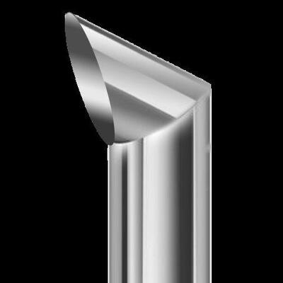 9 Foot Chino Cut Exhaust Stack - 7 Inch Straight (OD) - HD Truck Source