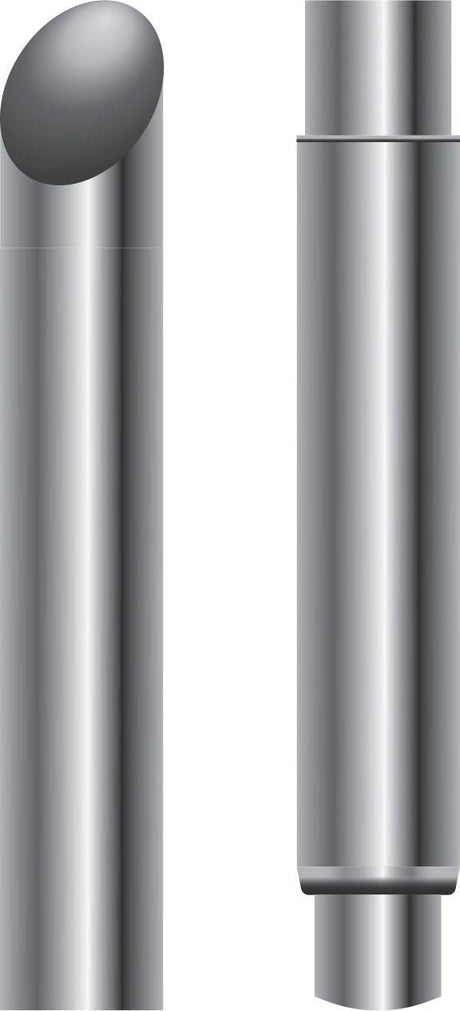 9 Foot Miter Cut Exhaust Stack - 7 Inch Straight (OD) - HD Truck Source