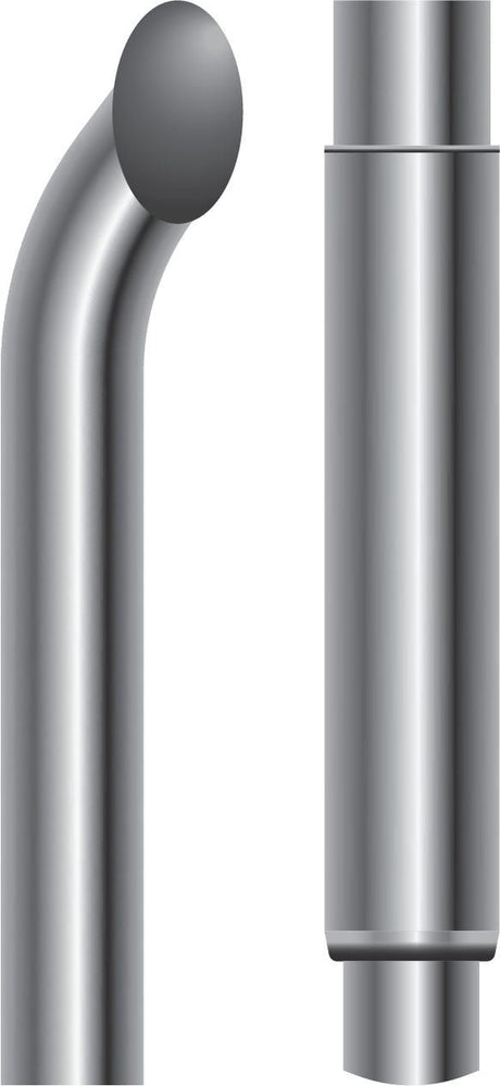 9 Foot Turn Out Exhaust Stack - 7 Inch Reduced to 5 Inch (ID) - HD Truck Source