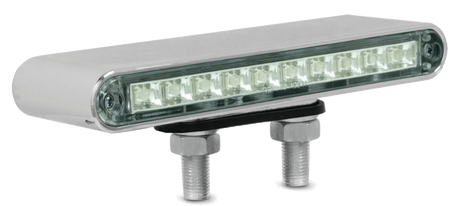 9 Inch Double Face LED Light Bar Amber and Red - HD Truck Source