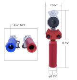 Glad Hand With Extension Grips (Pair)