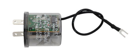 LED Flasher With Reverse Polarity Base & Extension Wires
